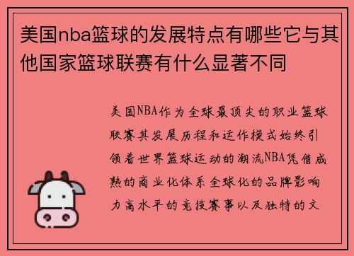 美国nba篮球的发展特点有哪些它与其他国家篮球联赛有什么显著不同